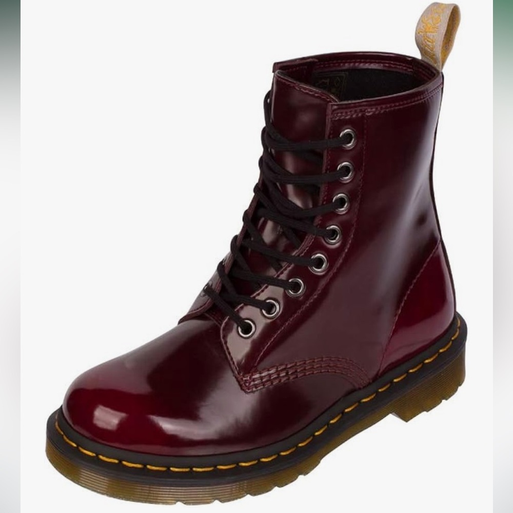 Dr. Martens Cherry Red Combat Boots
